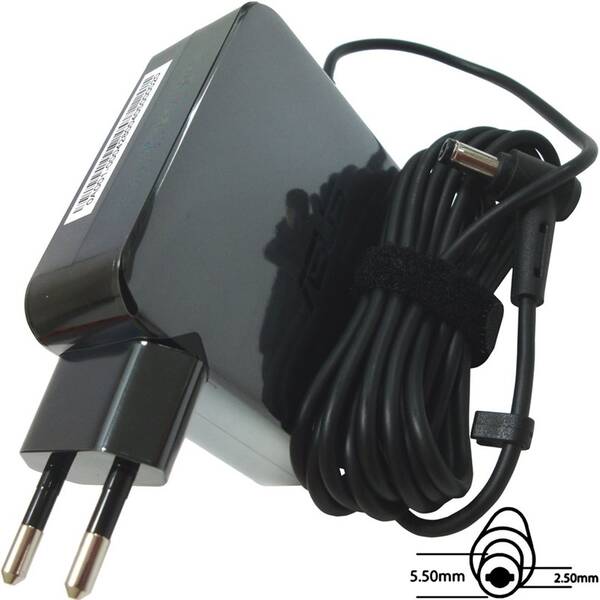 Napájecí adaptér Asus 65W 19V 2P W/O CORE s EU plugem 
