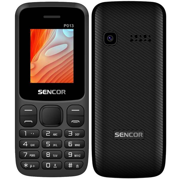 Mobilní telefon Sencor Element P013 černá barva
