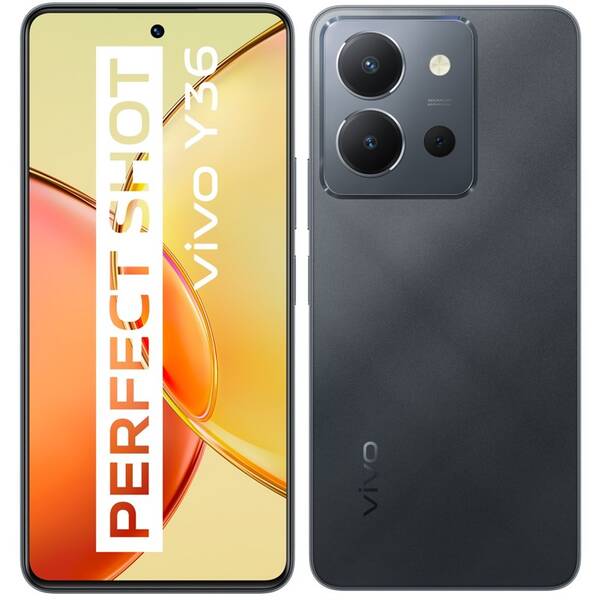 Mobilní telefon vivo Y36 8 GB / 256 GB černá barva
