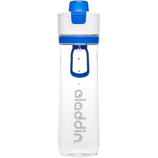 Láhev na pití Aladdin s počítadlem, 0,8 l modrá barva
 Láhev na pití Aladdin s počítadlem, 0,8 l modrá barva