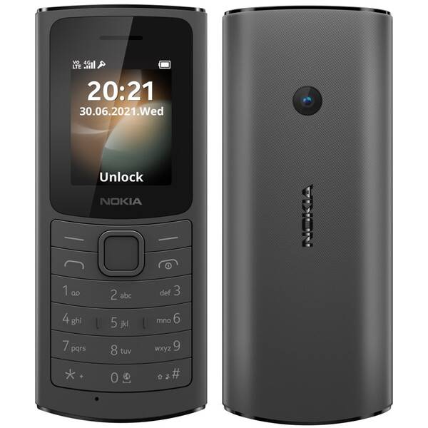 Mobilní telefon Nokia 110 4G černá barva
