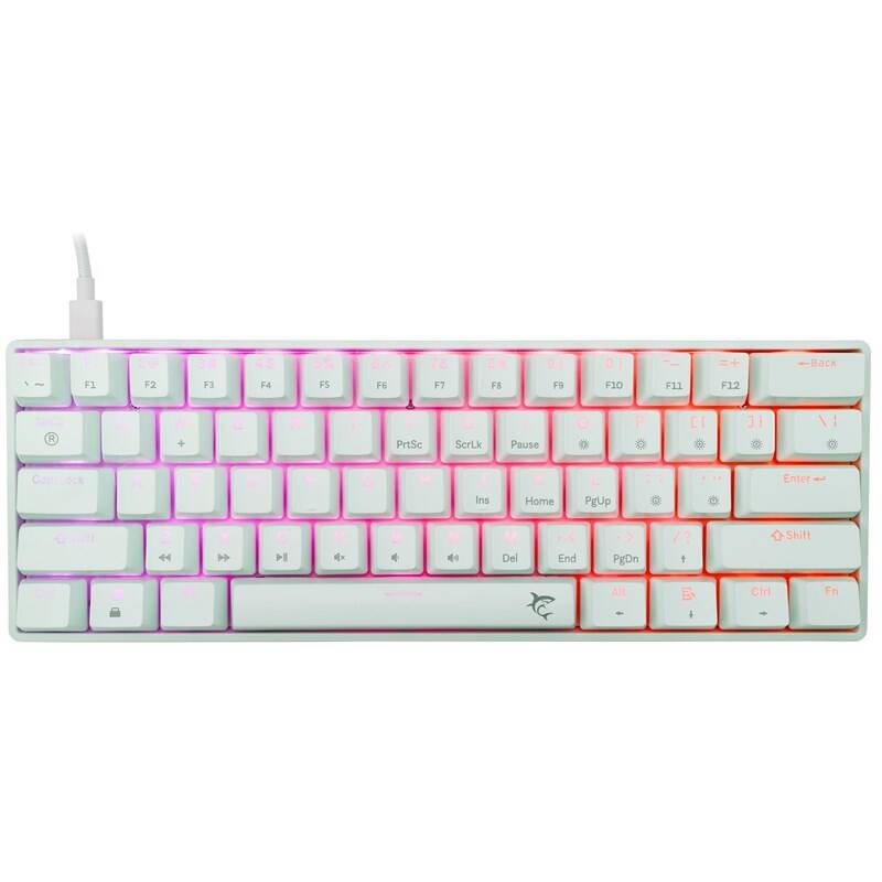 Product detail of White Shark SHINOBI 2, US layout, Red Switch (SHINOBI-2-W-US-RED) bílá