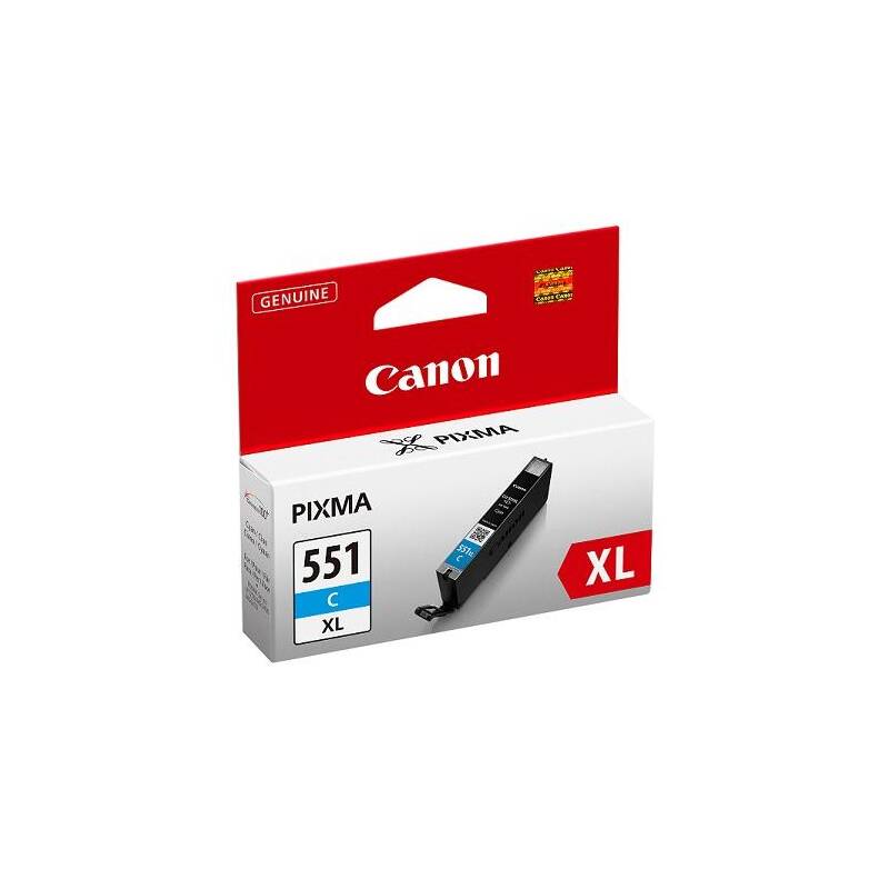 Product detail of Canon CLI551C XL, 11ml - originální (6444B004) modrá