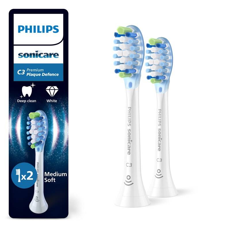 Product detail of Philips Sonicare Premium Plaque Defense HX9042/87 (2 ks) bílá