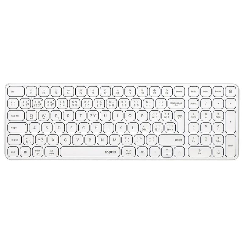 Product detail of Rapoo E9310M multi-mode, CZ/SK layout (E9310M white ) bílá