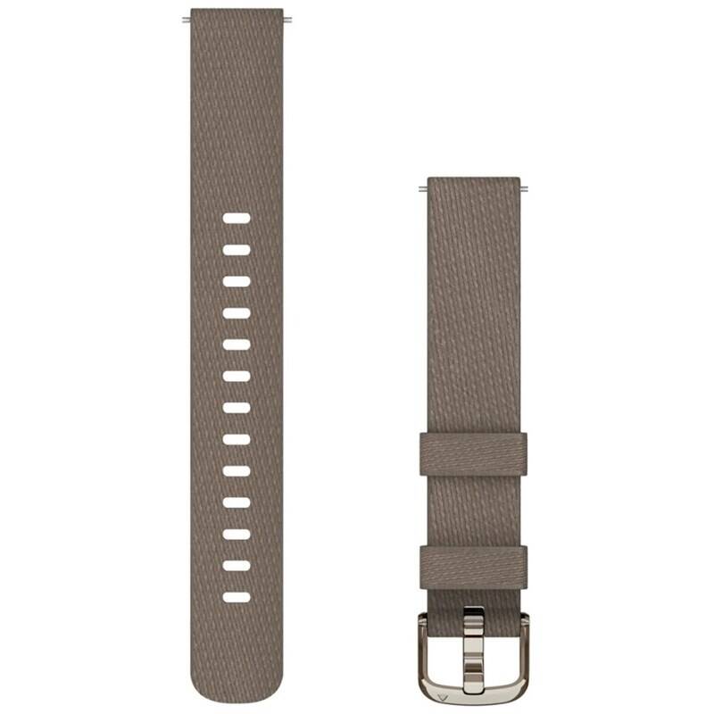 Product detail of Garmin Lily 2 (14 mm), nylonový, Coffee/Cream Gold (010-13302-10)