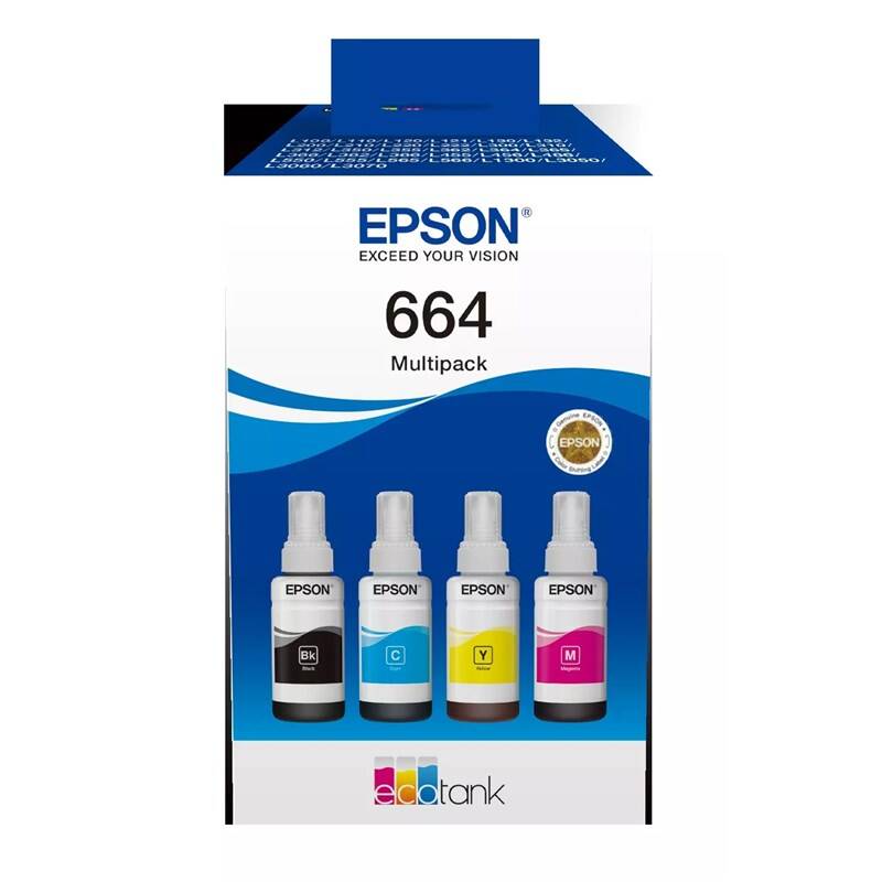 Product detail of Epson 664 EcoTank 4-colour multipack (280 ml) (C13T66464A)