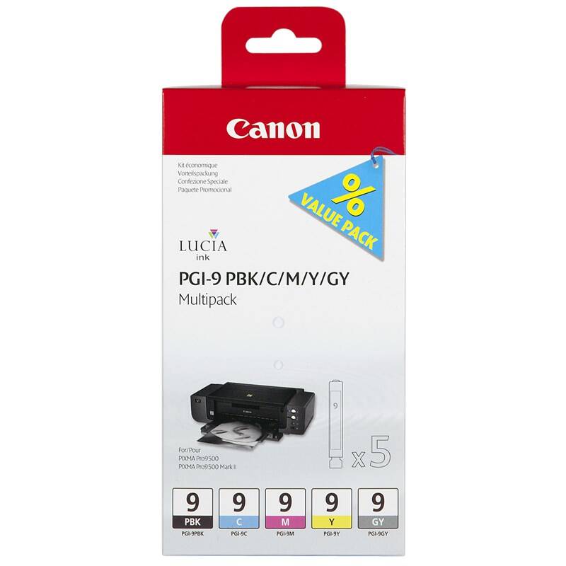 Canon PGI-9, 5x 14 ml, CMYK (1034B011) - main (0)