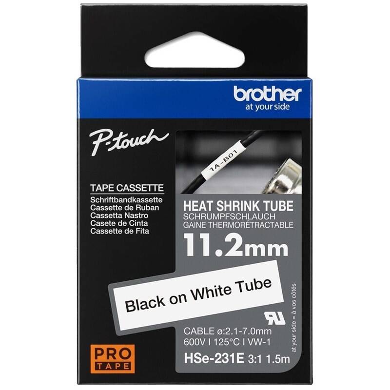Product detail of Brother HSE-231E černá na bílé, 11,2 mm (HSE231E)