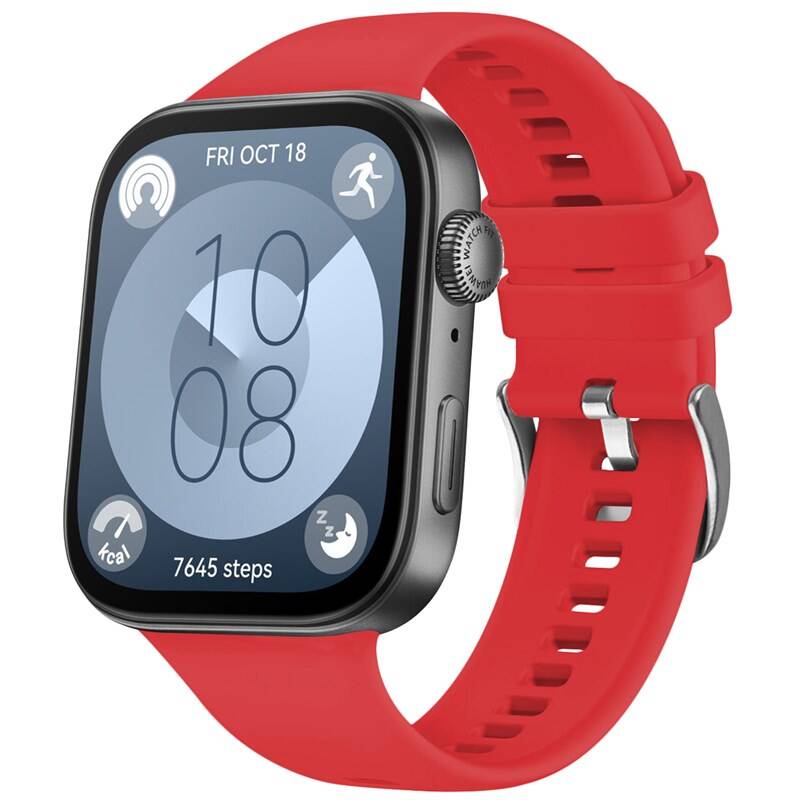 Product detail of FIXED Silicone Strap na Huawei Watch FIT 3 (FIXSSTB-1388-RD) červený