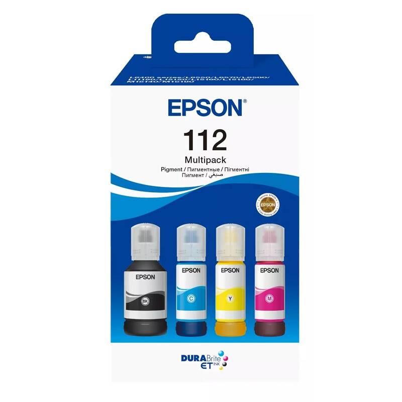 Product detail of Epson 112 EcoTank 4-colour Multipack (C13T06C64A)