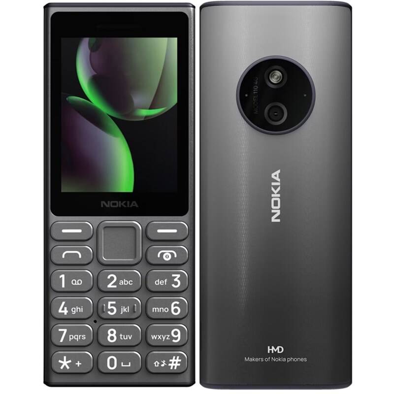 HMD 110 4G (2024) (1GF029HPN1L01) titanium - main (0)