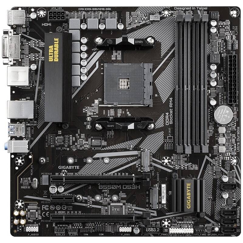 Product detail of GIGABYTE B550M DS3 (B550M DS3H)