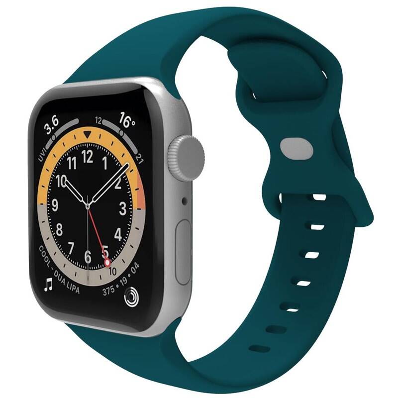 Product detail of Celly silikonový na Apple Watch 42/44/45 mm (WBANDSIL44GN) tyrkysový