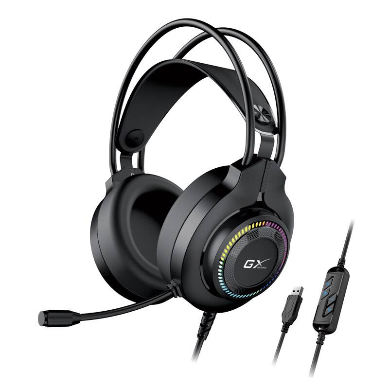 Product detail of Genius GX GAMING - HS-GX580U, USB, RGB LED (31710028400) černý