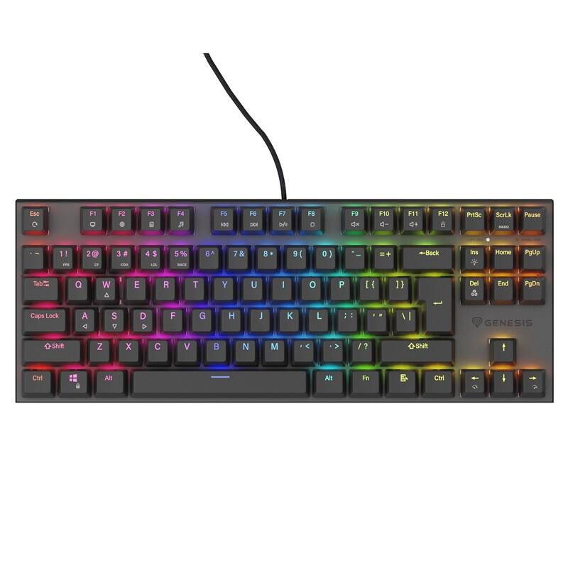 Product detail of Genesis THOR 303 TKL, RGB, Outemu Peach Silent, US layout (NKG-1881) černá