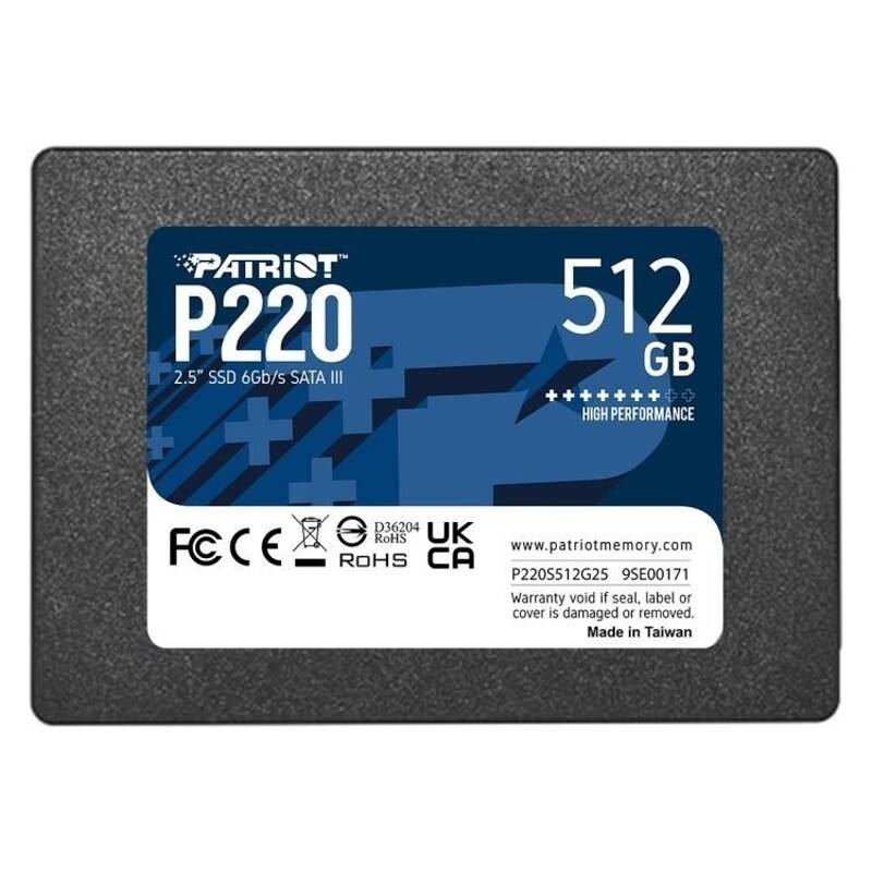 Product detail of Patriot P220 512GB SATA (P220S512G25)