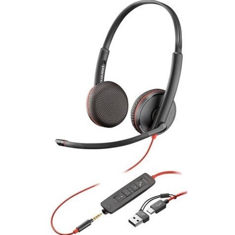 Product detail of HP Poly Blackwire 3225 Stereo (bulk) (8X229A6) černý