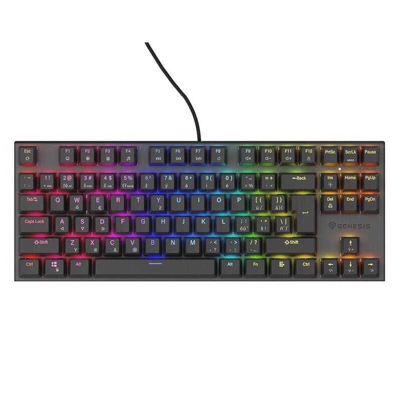 Product detail of Genesis THOR 303 TKL RGB, Outemu Peach, CZ-SK layout (NKG-1880) černá