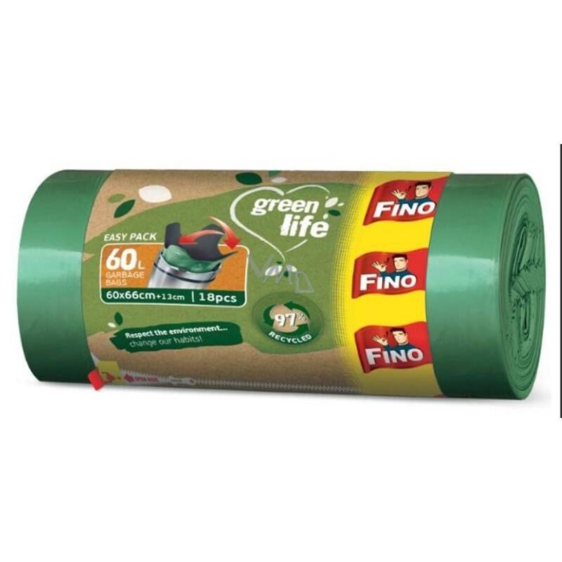 Product detail of Fino FINO GREEN LIFE 60L 18P, Vrecká na odpad