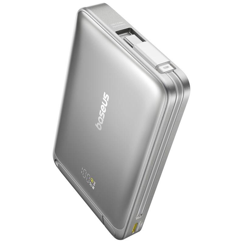 Baseus Nomos Qi2 10000mAh 45W s kabelem USB-C (P10078800843-00) bílá - main (0)