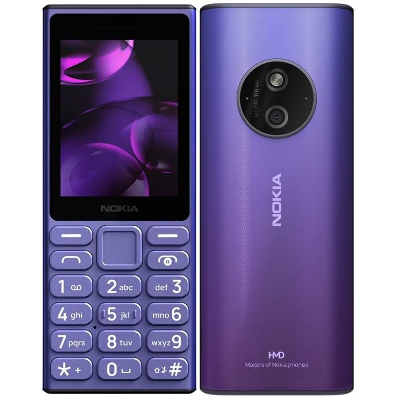 HMD 110 4G (2024) (1GF029HPN4L01) modrý/fialový - main (0)