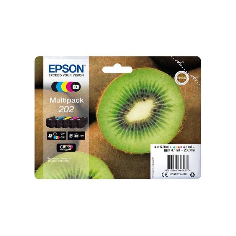Product detail of Epson 202, 250/400/3x300 stran - CMYK (C13T02E74010)