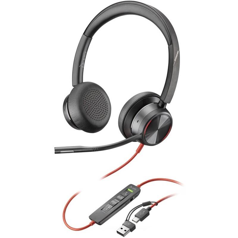 Product detail of HP Poly Blackwire 8225 Stereo USB-C (8X223AA) černý