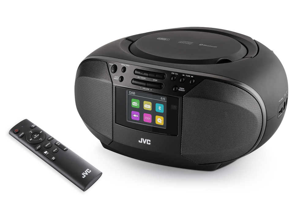 Radiomagnetofon JVC DAB+/CD JVC, ekvalizéry