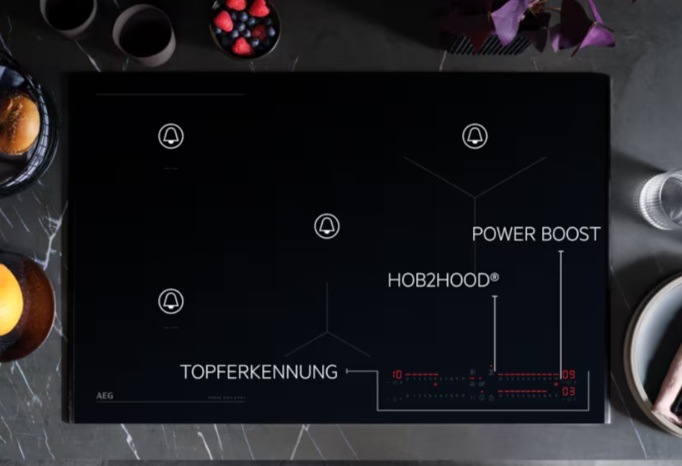 AEG TI84IB10FB ovládání dotykem