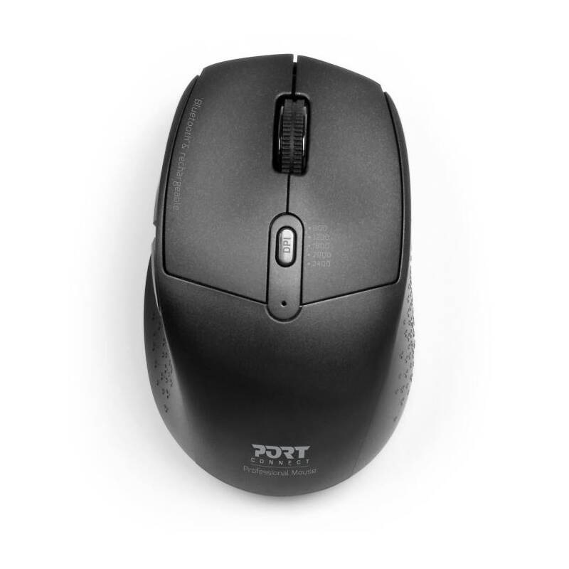 Myš PORT CONNECT Office Rechargeable BT Combo (900715) černá