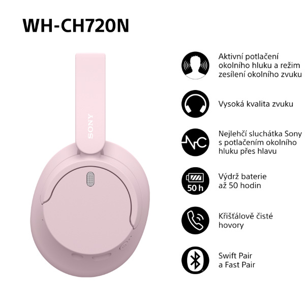 Sluchátka Sony WH-CH720N
