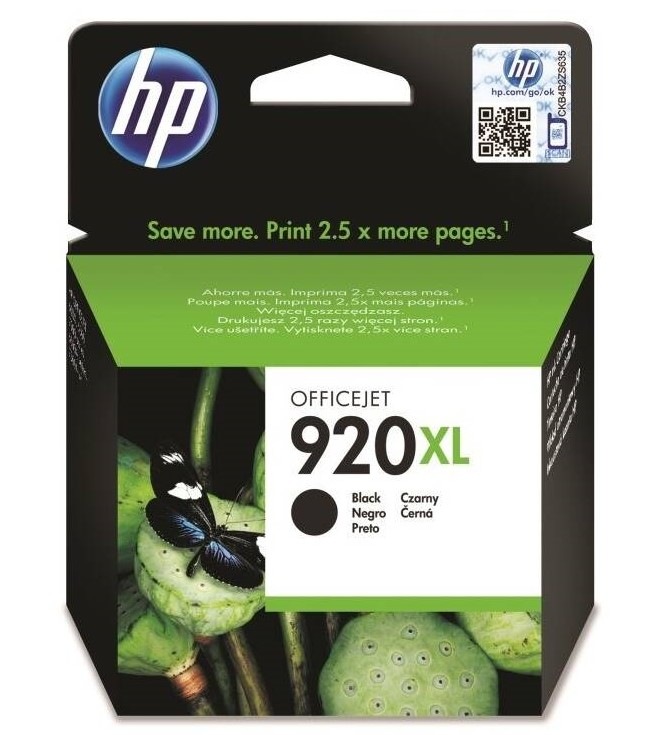 Inkoustová náplň HP 920XL, 1200 stran - CMYK