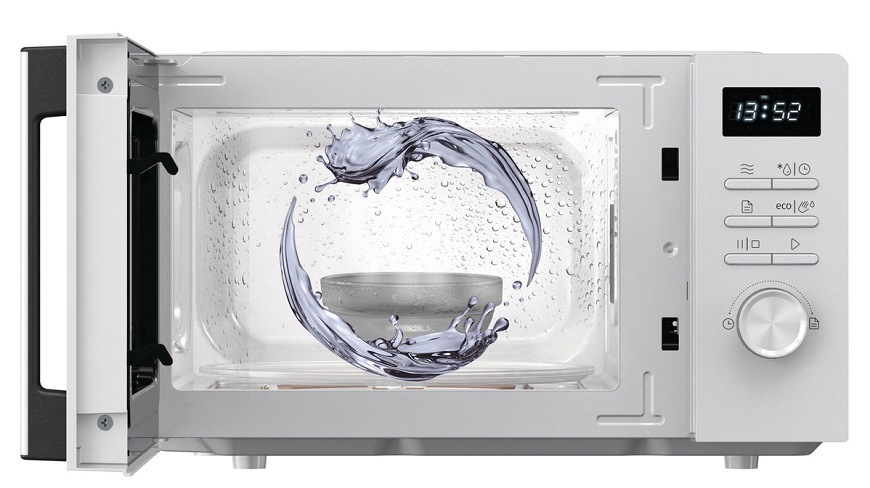 Mikrovlnná trouba Gorenje MO20A3WH, bílá, AquaClean