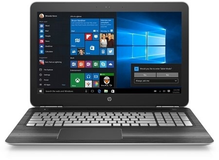 HP Pavilion Gaming 15-bc003nc, stříbrná