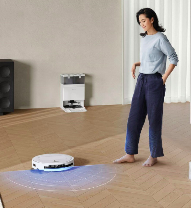 Robot. vys. se stanicí Ecovacs DEEBOT T50 PRO OMNI WHITE