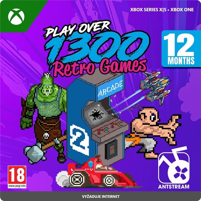 Anstream Arcade (členství na 1 rok) – elektronická licence, Xbox Series X|S / Xbox One