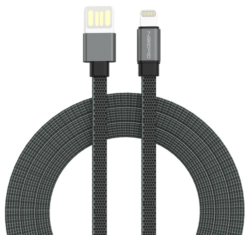Kabel GoGEN USB-A / Lightning, šedá