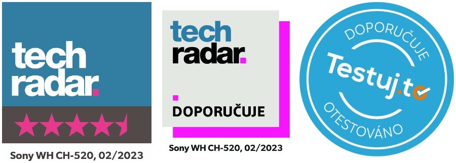 Ocenění pro sluchátka Sony WH CH-520