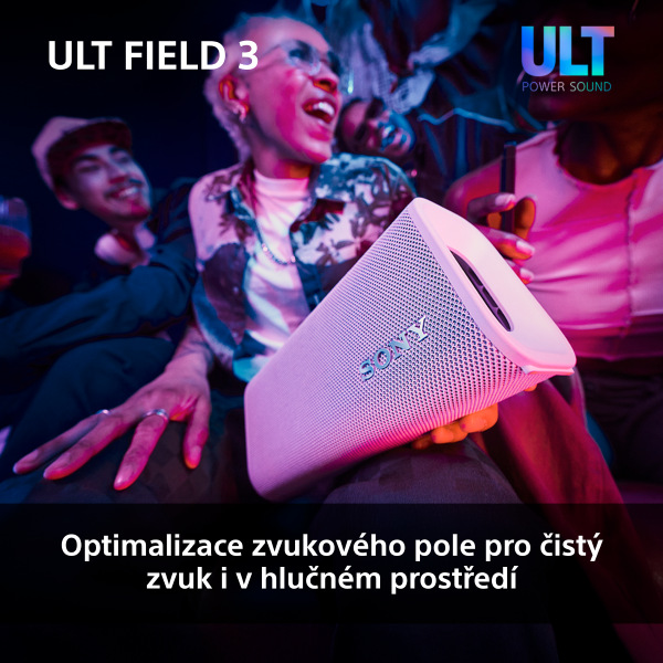 Přenosný reproduktor Sony ULT FIELD 3, bílý