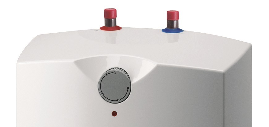 Ohřívač vody Mora TOM15P, bílá, detail