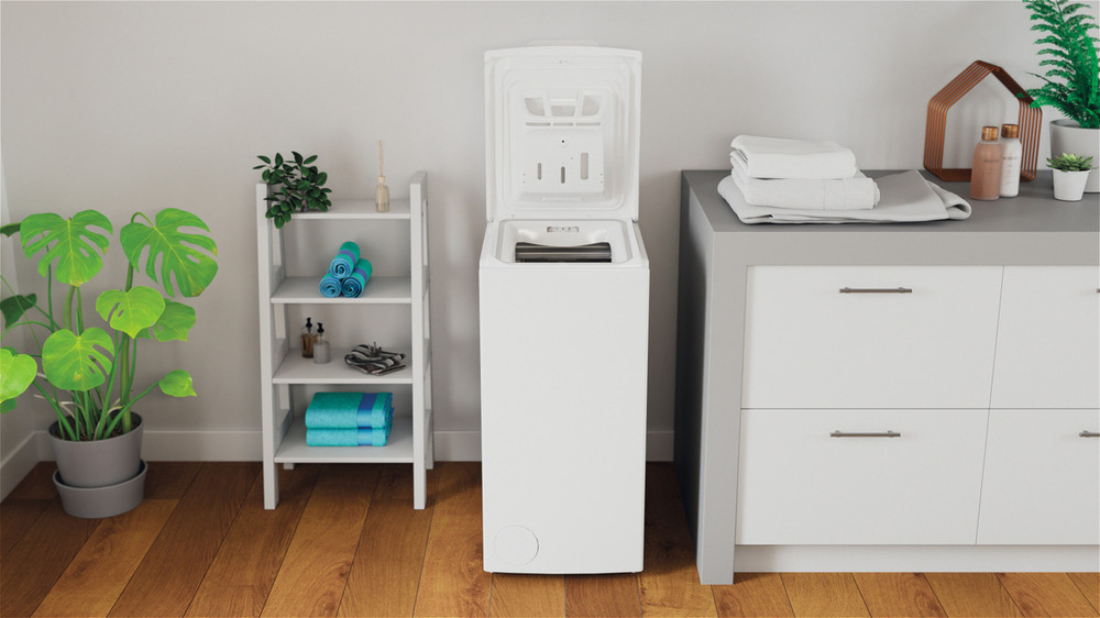 Pračka Indesit Alliance HR BTW S6240P EU/N, vrchem plněná, bílá