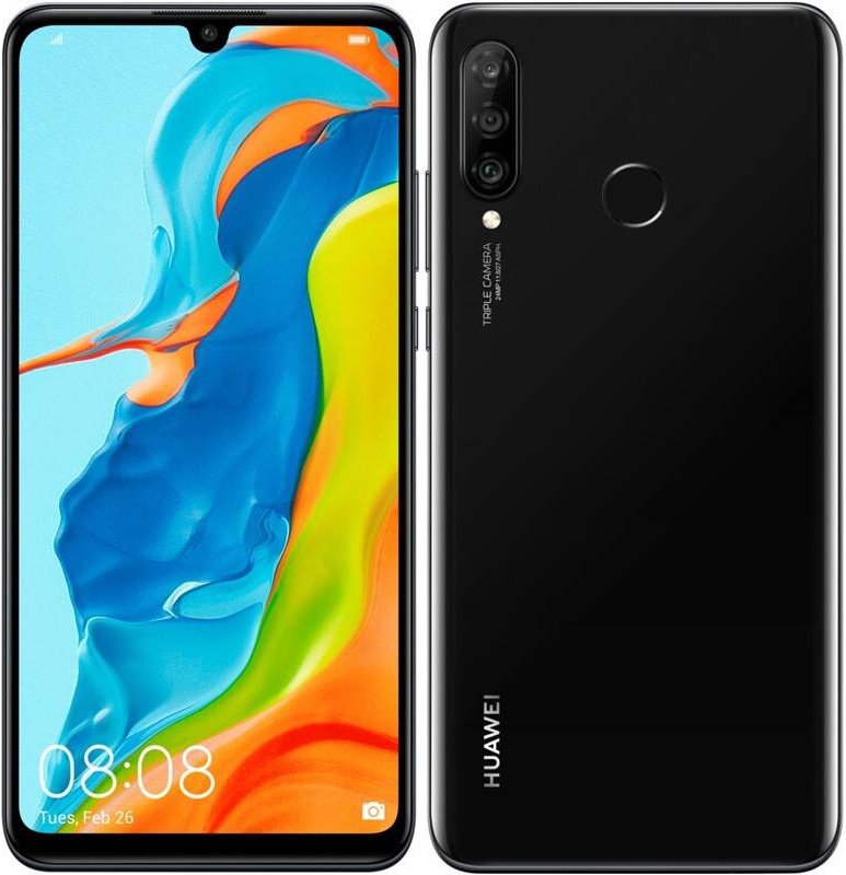 Huawei P30 lite, 64 GB, černá