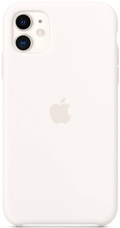 Apple Silicone Case pro iPhone 11, bílá