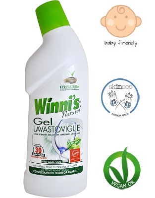WINNI´S 305 Gel Lavastoviglie 750 ml plně biodegradabilní mycí gel do myčky nádobí