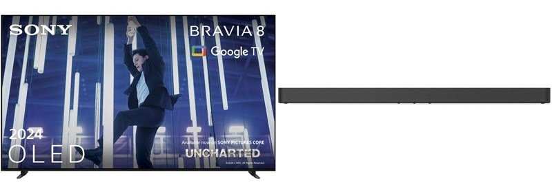 Televize Sony Bravia 8 77" + soundbar Sony BRAVIA Theatre Bar 8