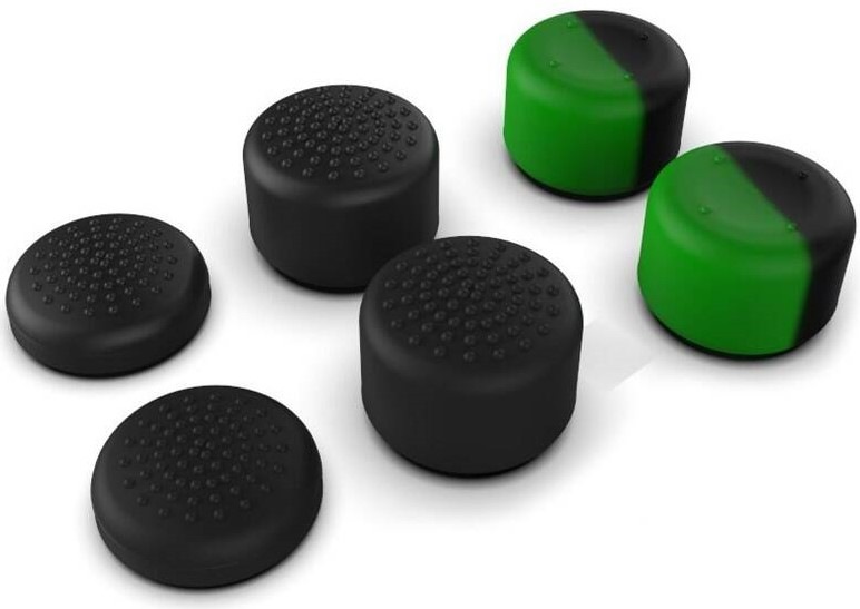 Opěrky pro palce iPega XBX002 pro gamepad Xbox 360 - černé/zelené
