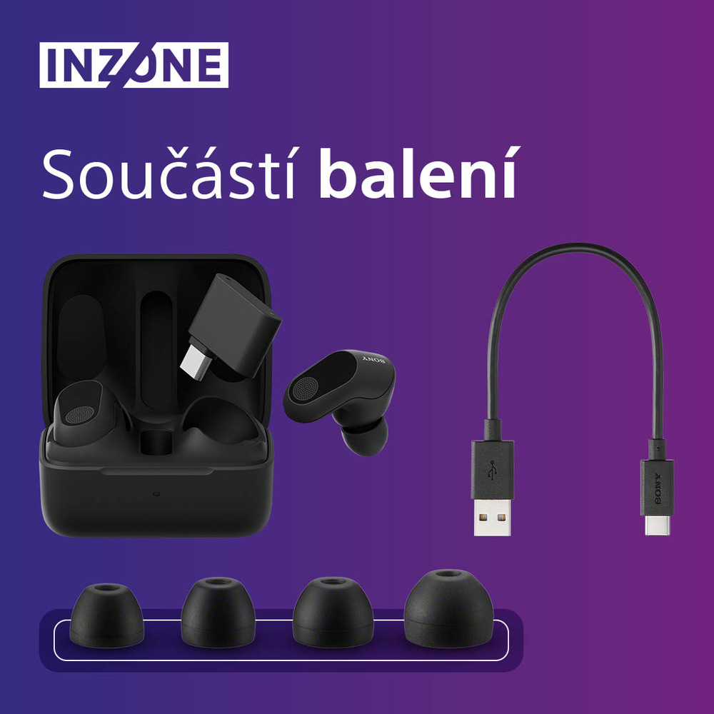 Sony Inzone Buds, černá