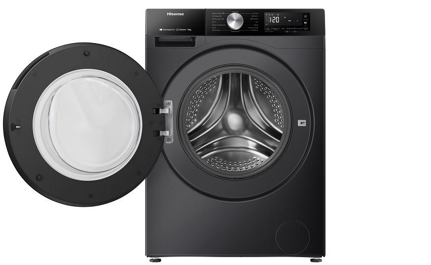 Pračka Hisense WF3S9043BB3, černá, Invertorový motor