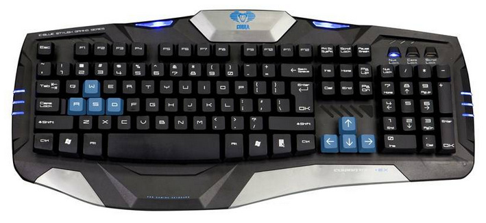 E-Blue Cobra Combatant- EX, US (EKM739BKUS-IU) černá